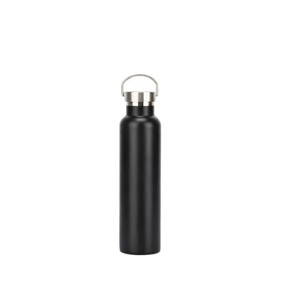 34oz Bamboo Cap Double Walled Stainless Steel Bottle