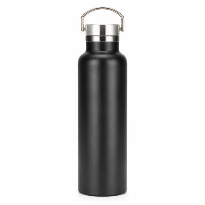 25oz Bamboo Cap Double Walled Stainless Steel Bottle