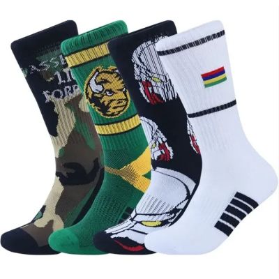 Jacquard Knit Socks