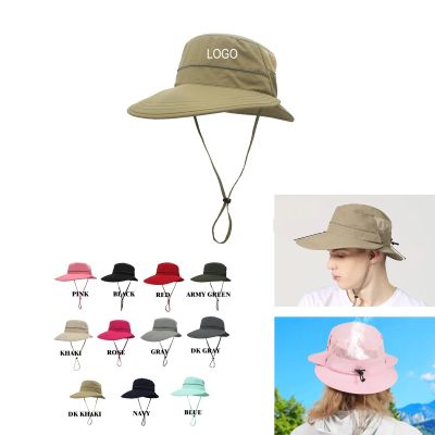 WOHT2402/ Custom Logo Outdoor Sun Protect Double Brim Cap
