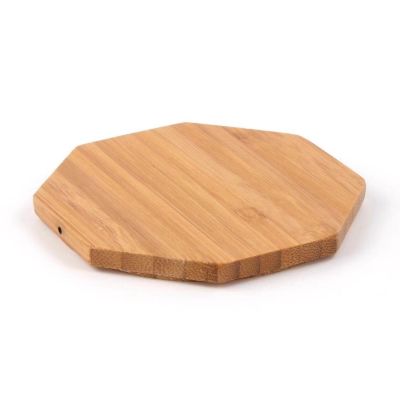 Wooden Octagonal Phone Wireless Charger