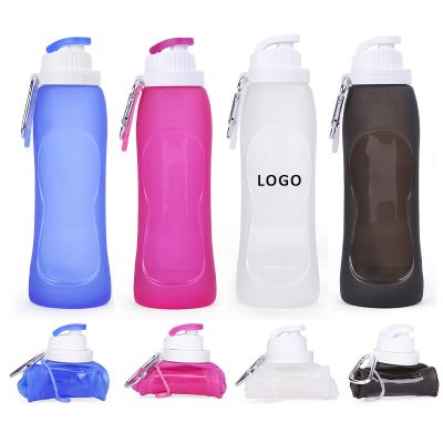 17 oz Silocone Collapsable Water Bottle
