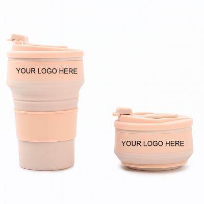 17oz Leak-proof Silicone Collapsible Travel Cup
