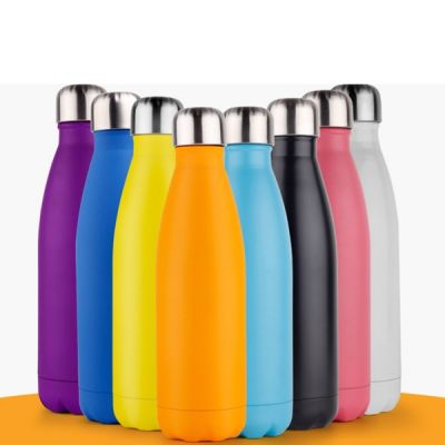 Vacuum Insulated Stainless Steel Cola-Shape Bottle
