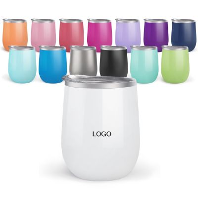 12oz Double Wall Insulated Wine Tumbler