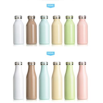 12Oz Milk Bottle Shape Stainless Steel Insulated Bottle