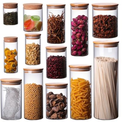 7oz Glass Jars with Sustainable Bamboo Lids