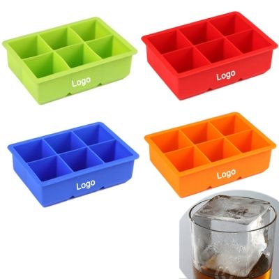 WOPO2259/ Silicone 6 Holes Square Ice Cube Tray