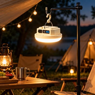 Rechargeable Magnetic Camping Lantern with Hook