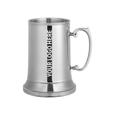 13.5oz Double-Wall Stainless Steel Beer Tankard